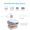 LIANSUM Replacement Finishing Touch Flawless Legs Charger Cord Ladies Legs Razor Shaver USB Cable, Women Electric Trimmer 5V Power Cord White (Only for Finishing Touch Flawless Legs)