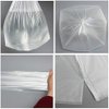 7-Almond 2 Gallon Small Trash Bags, Wastebasket Trash Bags for Office, Home Waste Bin Trash Can Liners Pet Waste Bags Disposal Bags(Clear, 100 Counts/ 2 Rolls)