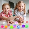 30Pcs Small Bouncy Balls for Kids, 1 inch Rubber Bouncy Balls Bulk Small Rubber Balls Mini Bouncing Ball 25mm Assorted High Bounce Rubber Ball for Birthday Party Favors Bag Fillers Halloween Prizes