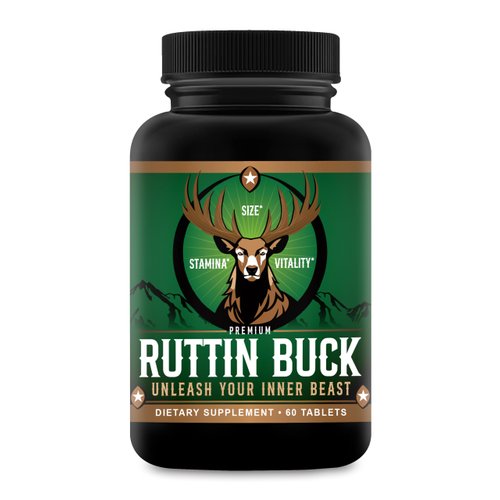 XL Science Ruttin Buck - Size Enhancement Pills for Men - Boost Stamina, Performance, Drive & Energy- Add inches Fast- 4"-6” Gains- Thickness and Length - Natural, Safe and Effective- 60 Tablets