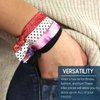 Hair Ties 20 Elastics Ponytail Holder Set No Crease Ribbon Bands (Red)