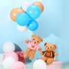 Aoriher 2 Pieces Stuffed Bears Animal Plush Gifts Prom 11.8 Inch Soft Bear Clothes Bear Plush for Christmas Newlyweds Mom Grandma Women Baby Shower Valentine Party Favor
