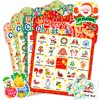 YTSQLER Christmas Bingo Game for Kids 24 Players, Christmas Bingo Cards Christmas Party Games for Family School Classroom Winter Party Supplies Favors Gifts