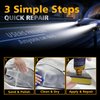 SHIELDOM Car Headlight Restoration Kit Restorer for Auto Headlamp Cleaner Renewal Set of | 3X Sandpaper | 1x Sponge | 1x Towel | Remove Scratches Yellowing and Oxidation - 30ML