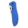 Kershaw Emerson’s E-Train Pocket Knife (6034TRAINER) Specially Designed Unsharpened 3.2” Blade and Patented Wave Shape Opening Feature Helps New Users Develop Skill, Precision and Tactical Confidence,Blue