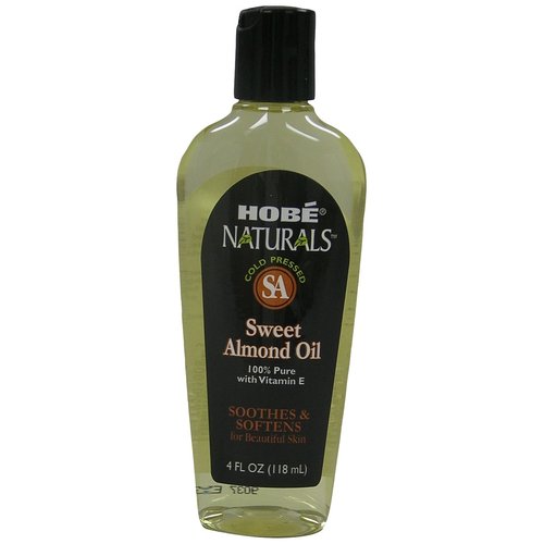 Hobe Naturals Sweet Almond Oil, 4 Fluid Ounce