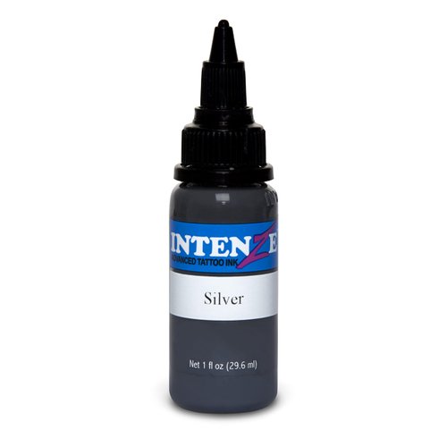 Intenze Authentic Tattoo Ink 1oz (Silver)
