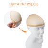 LUERMINJP Wig Cap 4 Pieces Sheer Stocking Caps for Women Nude Breathable Natural Wig Caps for Lace Front Wigs Comfortable and Skinlike