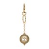 Tree of Life 4X Magnifying Glass Sliding Top Key Chain (Gold Tone)