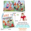 Baby Books Toys Gifts, Touch and Feel Cloth Crinkle Books for Babies,Infant Toddler Baby 0-3-6-12-18 Months,Early Learning Toys 6 to 12 Months 1-2 Years Old,Christmas Shower Gift for Boys Girls,6 PCS