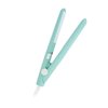 Mini Hair Straightener, Ceramic Tourmaline Plate Beauty Flat Iron Heating Curler, Smart Constant Temperature for All Hair Types Makes Hair Shiny and Silky(US-Green)