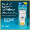Vacation Air Freshener 3-Pack, Award Winning Vacation Sunscreen Scent, Car Air Fresheners for Women + Men, Closet, Drawer and Purse Freshener, Air Freshener for Home, Office Scent For Desk (Pack of 3)