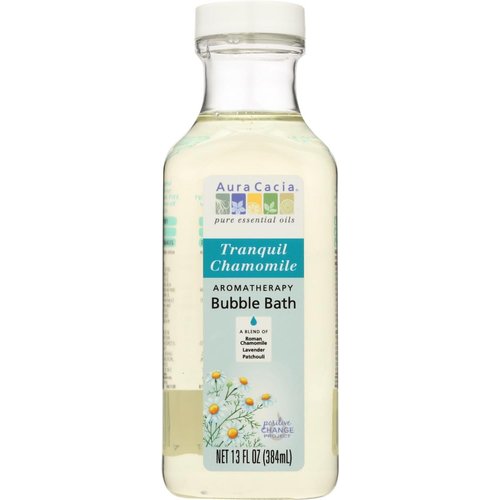 Aura Cacia Aromatherapy Bubble Bath, Tranquil Chamomile 13 oz (Pack of 5)