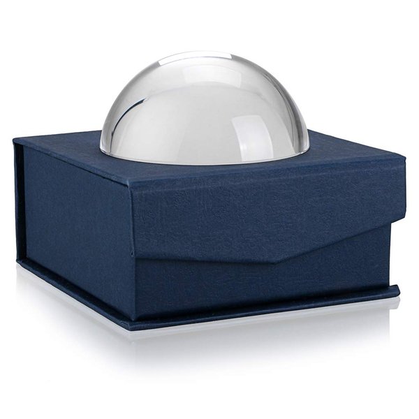Sumnacon Crystal Magnifying Glass Dome -4'' Crystal Magnifier Dome, Fuctional Paperweight/Photography/Decoration, Reading Aid for Blueprints, Maps, Small Fine Print Etc