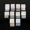 SILPECWEE 10 Rolls Neon Nail Foil for Long Acrylic Nails Holographic Nail Transfer Foil Transparent Broken Glass Holo Nail Art Foil Nail Design Stickers Fingernails Nail Accessories