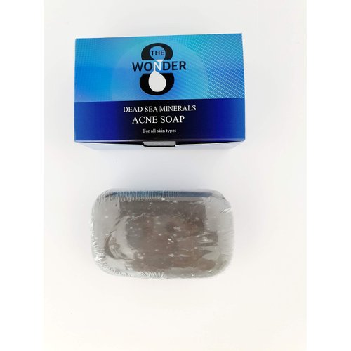 THE 8 WONDER Original Acne Soap Bar for Face, Body Dead Sea Mineral and Mud, Pimple Scar Remover Treatment Exfoliating Facial Wash Cleanser for Dry Sensitive Oily Skin, Acne – All Natural 3.5 Oz