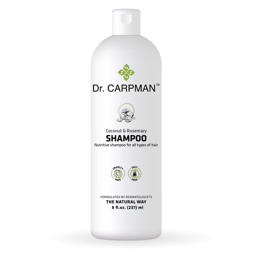 Dr. Carpman - Shampoo for Hair Growth - All-Natural Thinning Hair Regrowth Formula - Anti Hair Loss Treatment for Women & Men - Ideal for Color Treated Hair - (8 Fl. Oz.)