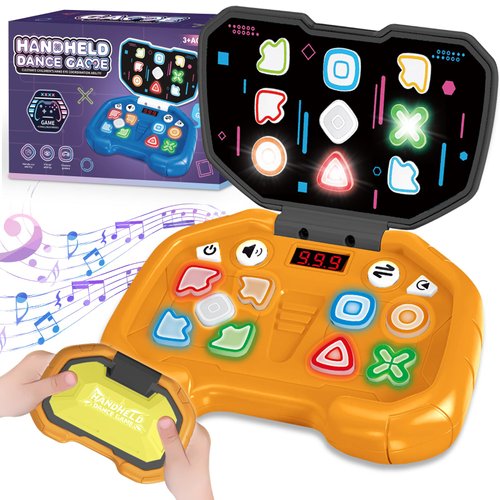 Intoypad Fast Press Puzzle Game for Kids Age 3-12, Light Up Brain & Memory Games Electronic Handheld Pop Fidget Games Toys for Boys Girls Birthday Gifts for 6 7 8 9 10 11 12 Years Old Kids Teens