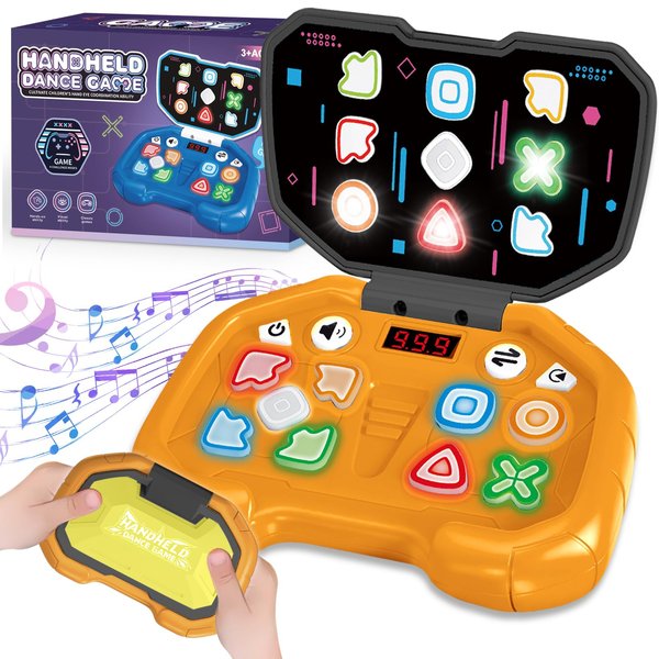Intoypad Fast Press Puzzle Game for Kids Age 3-12, Light Up Brain & Memory Games Electronic Handheld Pop Fidget Games Toys for Boys Girls Birthday Gifts for 6 7 8 9 10 11 12 Years Old Kids Teens