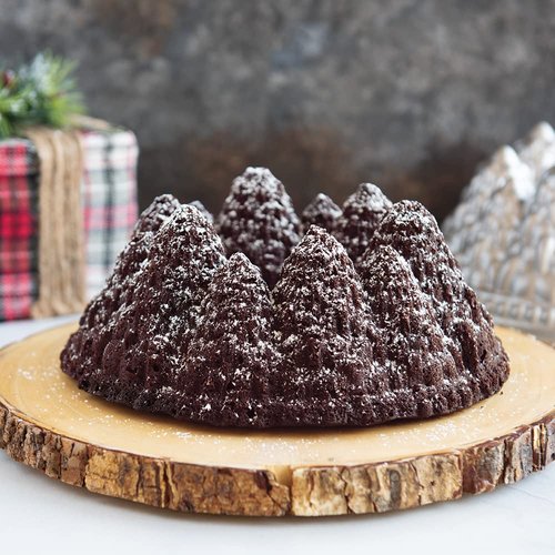 Nordic Ware Pine Forest Bundt Pan, Silver