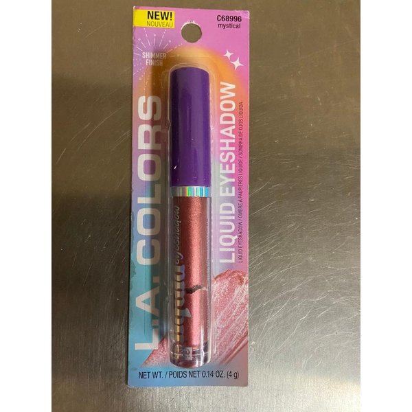 L.A. COLORS Liquid Eyeshadow C68996 Mystical Shimmer Finish, Purple