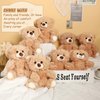 Jenaai 8 Pcs 10 Inches Stuffed Animal Bear Bulk Valentine's Day Gift Soft Cute Baby Shower Bear Small Stuffed Plush Toys for Girls, Boys, Back to School Birthday Wedding Party(Classic Style)