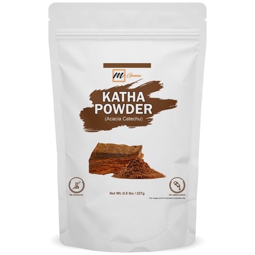 mGanna Acacia Catechu | Katha Powder for Hair Color &amp; Conditioner 0.5 LBS / 227 GMS / 8 Oz
