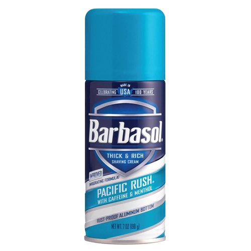 Barbasol Shave Cream 7 Ounce (Pacific Rush, Pack of 3)