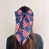 Vsdski Women's Hair Clip Bow - 4th of July & Party, Patriotic Long Tail Hair Ribbon Bowknot Hair Barrettes, Nonslip Alligator Clips, 2pcs