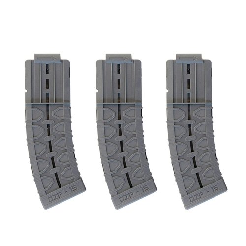 DART ZONE Pro-Series 3x15-Round Standard-Length Darts Magazine for Toy Foam Blasters & Guns – Compatible w. NERF Darts Gun Bullets & Pro Adventure Force Gun – For Foam Dart Gun & Soft Bullet Toy Gun