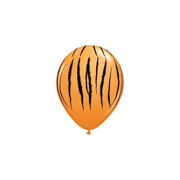 Single Source Party Supplies - 11" Tiger Stripes Latex Balloons Bag of 10