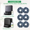 DianSung 6Pcs Mop pad for Eufy X10 Pro Omni, X9 Pro Robot Vacuum Cleaner Replacement Part, Microfiber Mop Cloth Washable Wipes Accessories