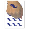 Mexico Country Solid Temporary Tattoo Water Resistant Fake Body Art Set Collection - 54 1" Tattoos (1 Sheet)
