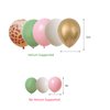 Finypa 80Pcs Jungle Safari Balloons Party Balloons set Animal Printed Pink Sage Green Balloons Wild One Giraffe Leopard Safari Baby Shower Decorations for Girl Birthday Party Supplies