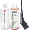 CELEBRITY KERATIN Hair Treatment Conditioning Straightening Keratin Proteins Amino Acids Argan Castor Oils Repair Damaged Color Treated Curly Straight Coarse Thin Hair (KIT IIII)