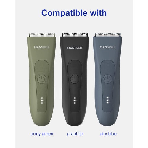 MANSPOT Trimmer Charger, 5V USB Charging Cable for MANSPOT Groin Hair Trimmer, uijino Replacement Charging Line for Electric Ball Trimmer Shaver Groomer with Cleaning Brush, 3.3ft Power Cord