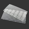 RLECS 2pcs 30cm x 15cm Plastic Grid Divider Tray Egg Crate Louvre Aquarium Fish Tank Bottom Isolation, White