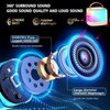 Karaoke Machine for Kids,Portable Bluetooth Speaker with Wireless Microphone for Illusionary Flowing Light,Karaoke Toys Gifts for Girls & Boys Ages 4-12 +Year Old Birthday Party