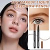 AIUEO Microblading Eyebrow Pen Eyebrow Pencil Light Brown Waterproof Long Lasting Natural Looking Brows Liquid Eyebrow Pencil-Light Brown
