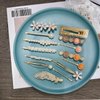 Mehayi 20 PCS Pearl Hair Clips Set Fashion Korean Acrylic Resin Hair Barrettes, Bobby Pins Hairpins for Women and Ladies Girls Headwear Styling Tools, Hair Accessories for Decorative Party Wedding