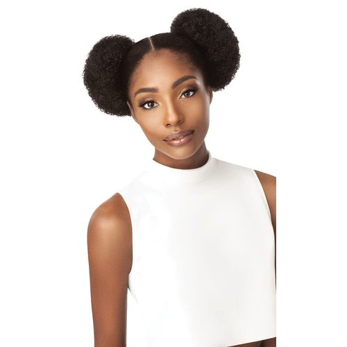 Outre Synthetic Quick Pony AFRO PUFF DUO SMALL (1B)