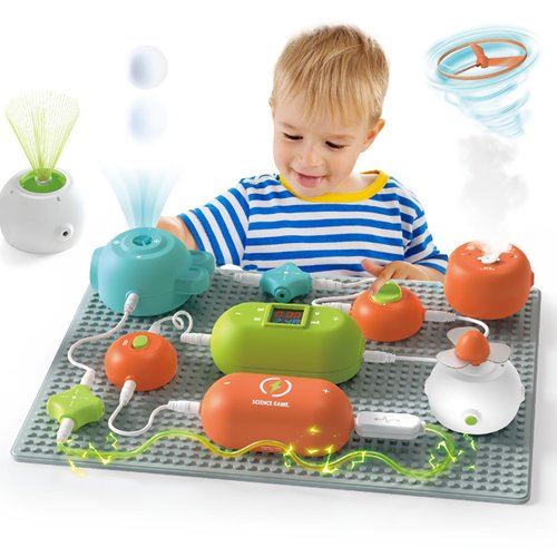Ysityum Circuit Kits for Kids - 420+ Electronics Projects, STEM Physics Science Kit with Full Project Manual, Circuits Block Board Educational Toy for Gift for Boys Girls Toddlers Ages 3+