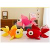 OUKEYI Yellow Goldfish Stuffed Animal Soft Cute Fish Plush Pillow Toy for Kids,13.8 inch
