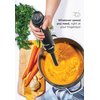 Chefman Immersion Blender 300-Watt Turbo 12 Speed Stick Hand Blender, Powerful Ice Crushing Design Purees Smoothies, Sauces & Soups, Detachable Heat Resistant Plastic Blade Guard Protects Pots, Black