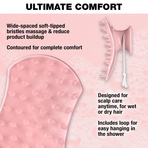 Conair Scalp Massager - Scalp Massager hair growth - Head Massager Scalp - Concave Brush