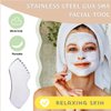 Ahilzam Stainless Steel Gua Sha Facial Tools, Facial Massage Tools Metal Guasha Tool for Face, Body, Eyes, Neck, Gua Sha Stone Tighten Skin Care Gift
