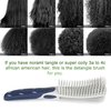 BESTOOL Detangling Brush for Curly Hair, Detangler Brush for Natural Black Hair Curly Hair Afro 3/4abc Texture, Faster n Easier Detangle Wet or Dry Hair with No Pain (Blue)
