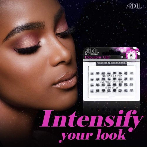 Ardell False Eyelashes Double Trio Individuals Short Black 4 Pack