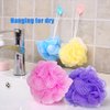 10 Pack Mesh Bath Sponges,Soft Bath Shower Loofah Sponge,Colorful Exfoliating Scrubber for Kids Women Men Body Wash,Random Color