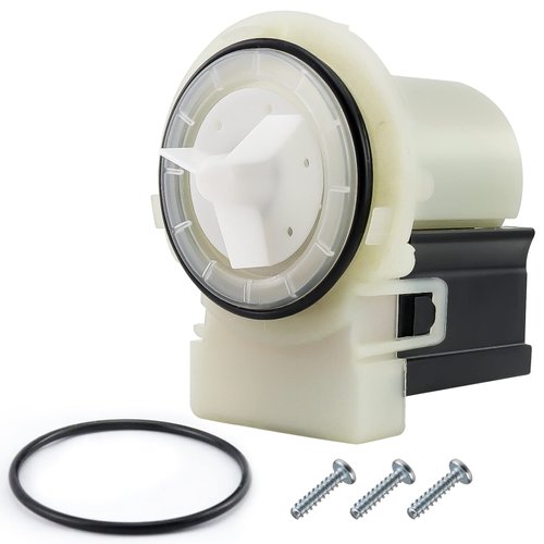 280187 8181684 Washer Drain Pump Motor Askoll m75 by Blutoget - Fit for Whirlpool Duet Maytag Ken-more Kitchen-Aid Washing Machine - Replace drain pump 27122 8182819 AP3953640 (2 YEARS WARRANTY)